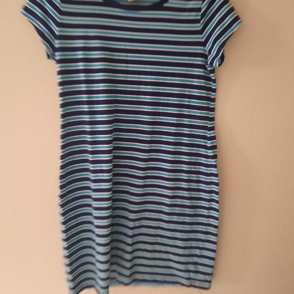 Faded Glory Blue Striped Dress *BOGO* - Picture 6 of 6